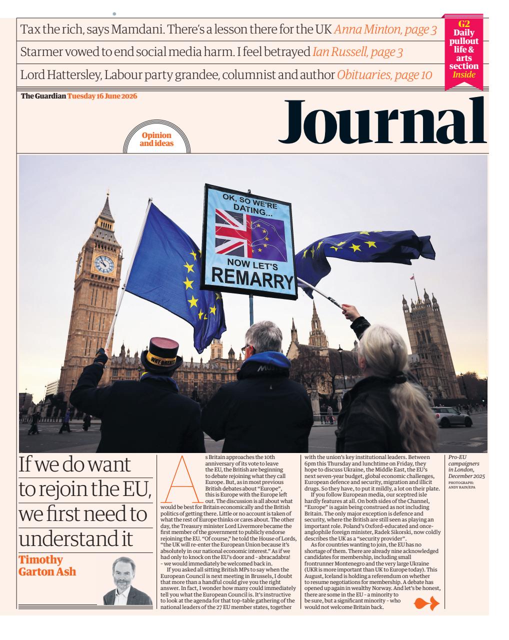 The Guardian Newspaper Preview Pages