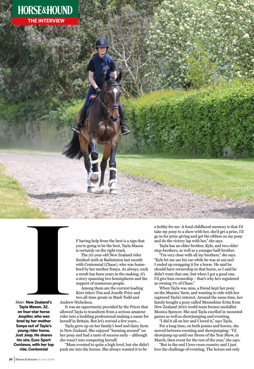 Horse & Hound Preview Pages