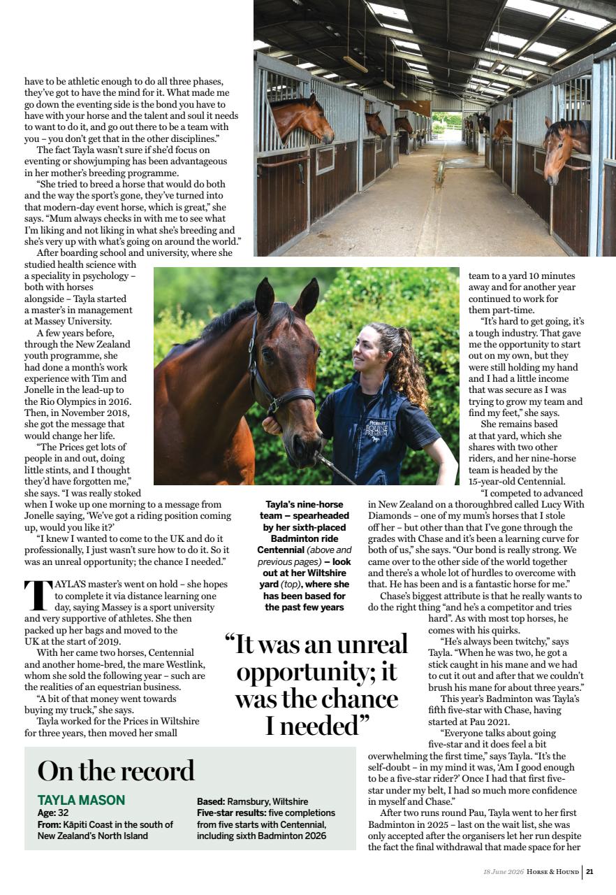 Horse & Hound Preview Pages