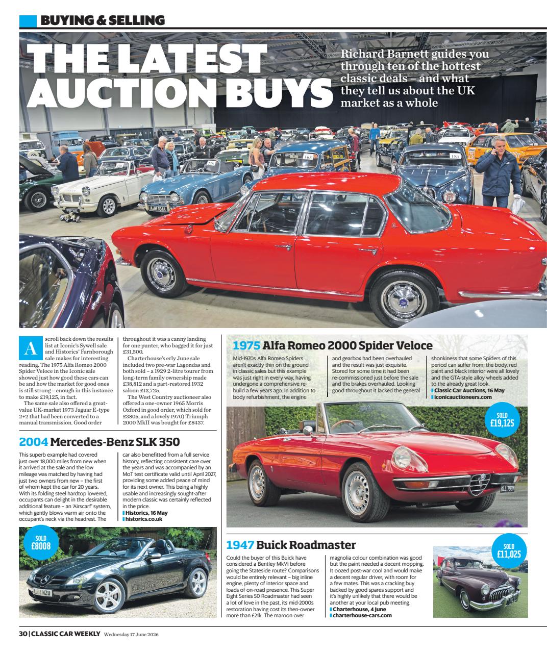 Classic Car Weekly Preview Pages