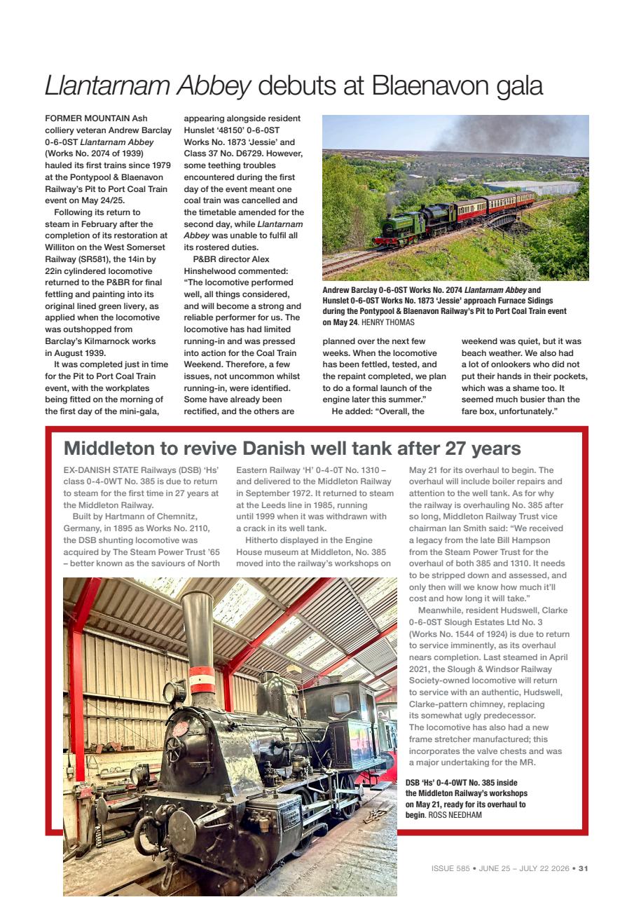 Steam Railway Preview Pages