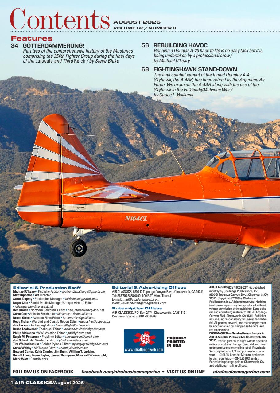 Air Classics - Where History Flies Preview Pages
