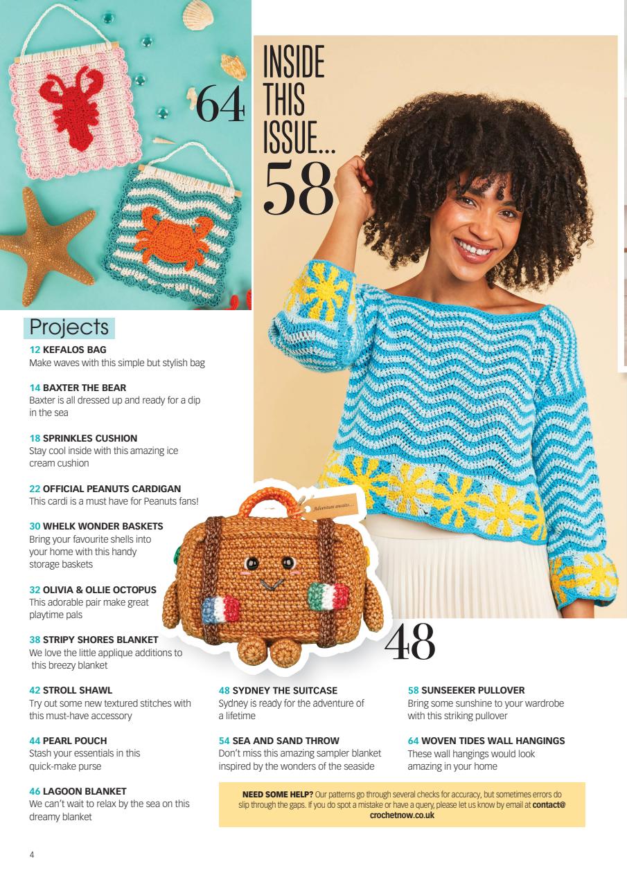 Crochet Now Magazine Preview Pages