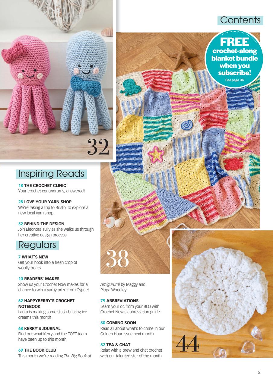 Crochet Now Magazine Preview Pages