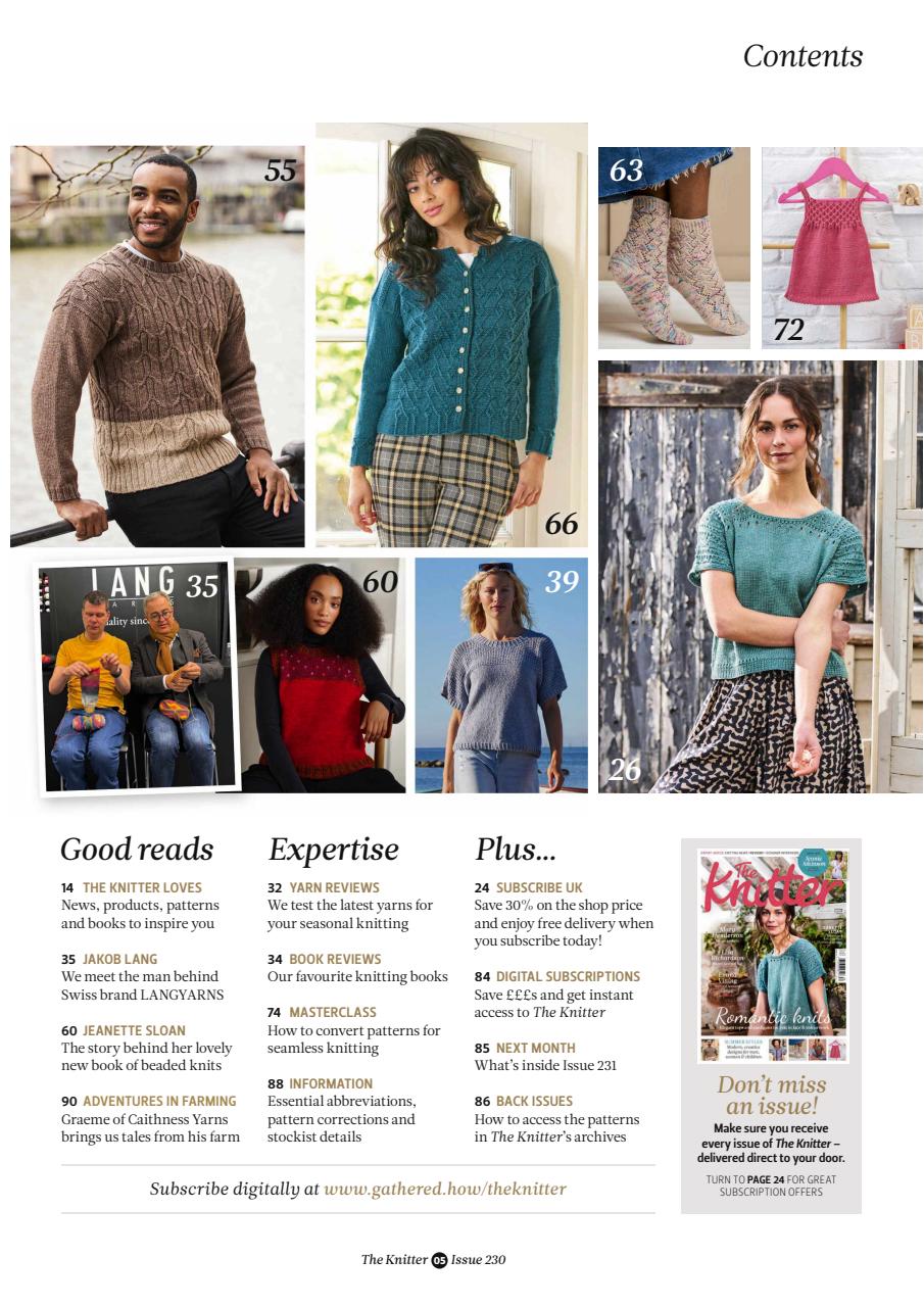 The Knitter Preview Pages