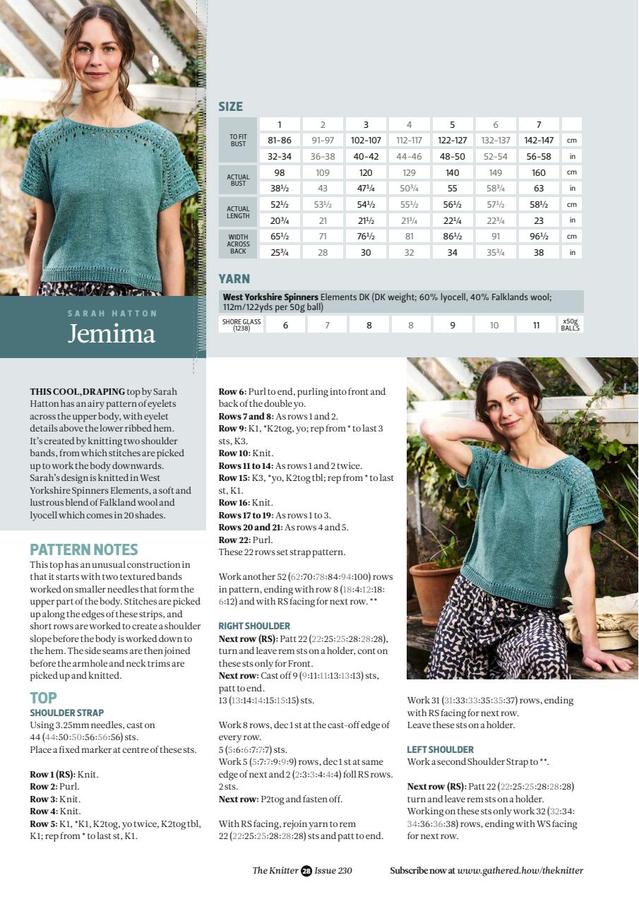 The Knitter Preview Pages
