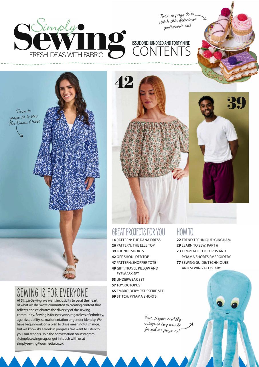 Simply Sewing Preview Pages