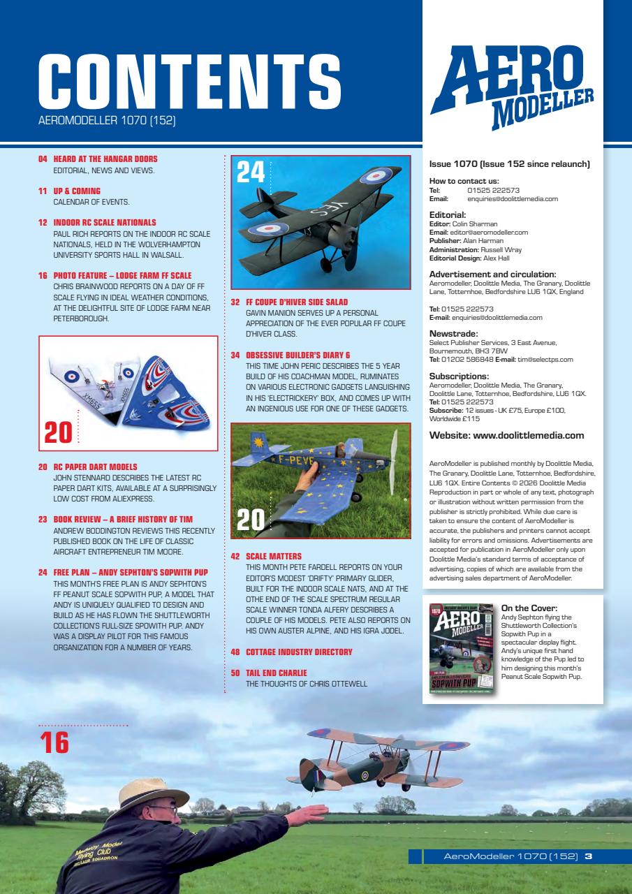 AeroModeller Preview Pages