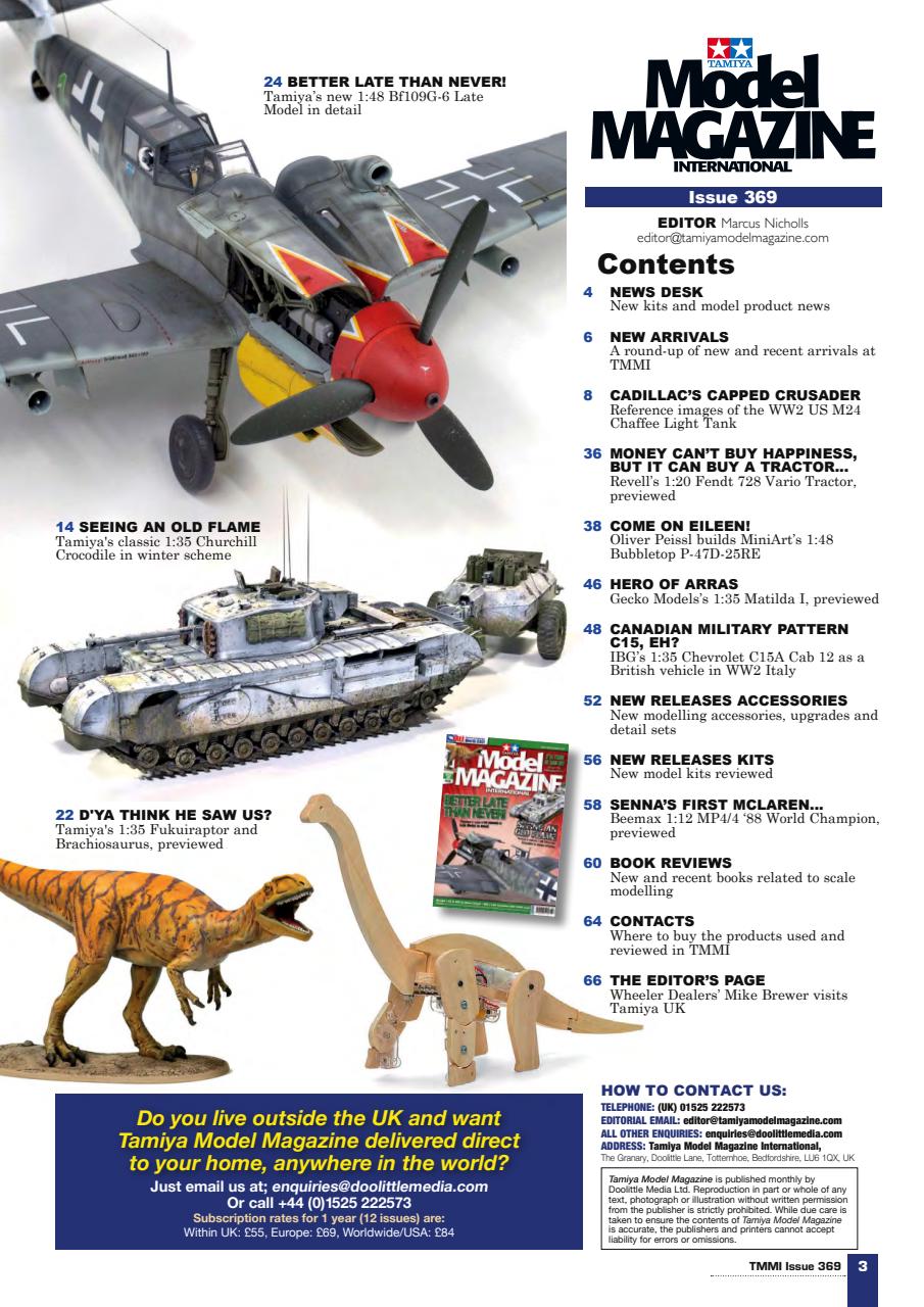Tamiya Model Magazine Preview Pages