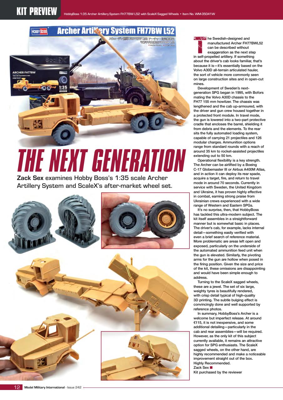 MIM: AFV Edition Preview Pages