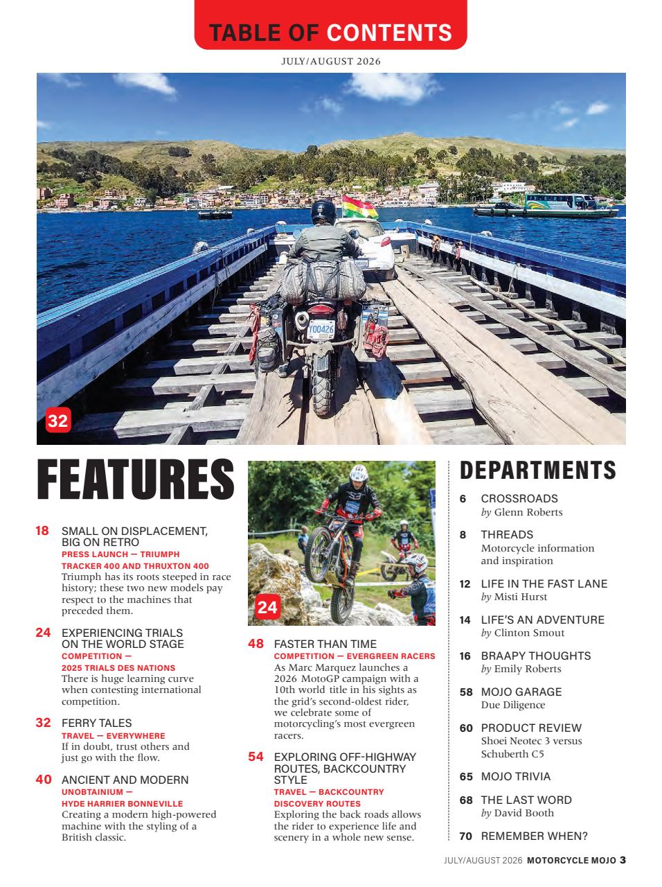 Motorcycle Mojo Preview Pages