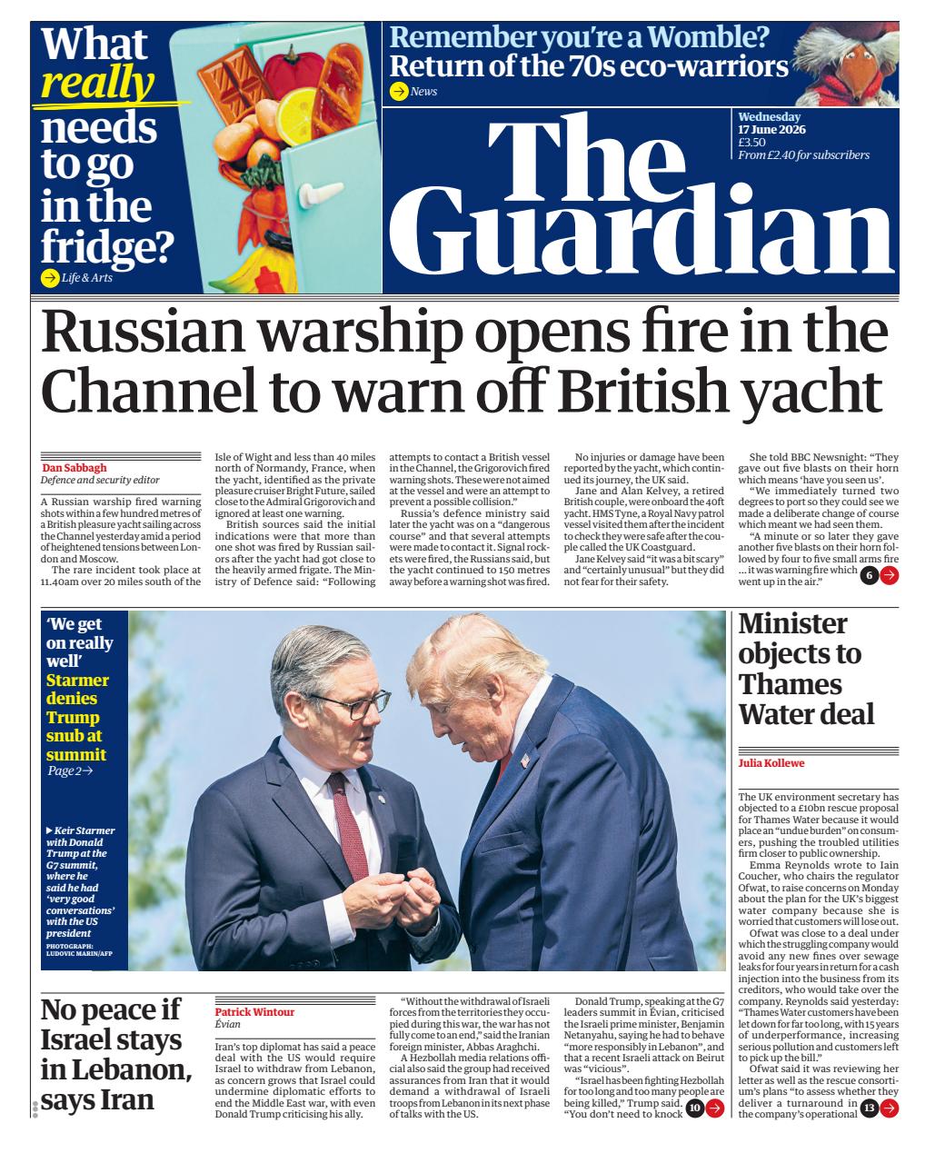 The Guardian Newspaper Preview Pages