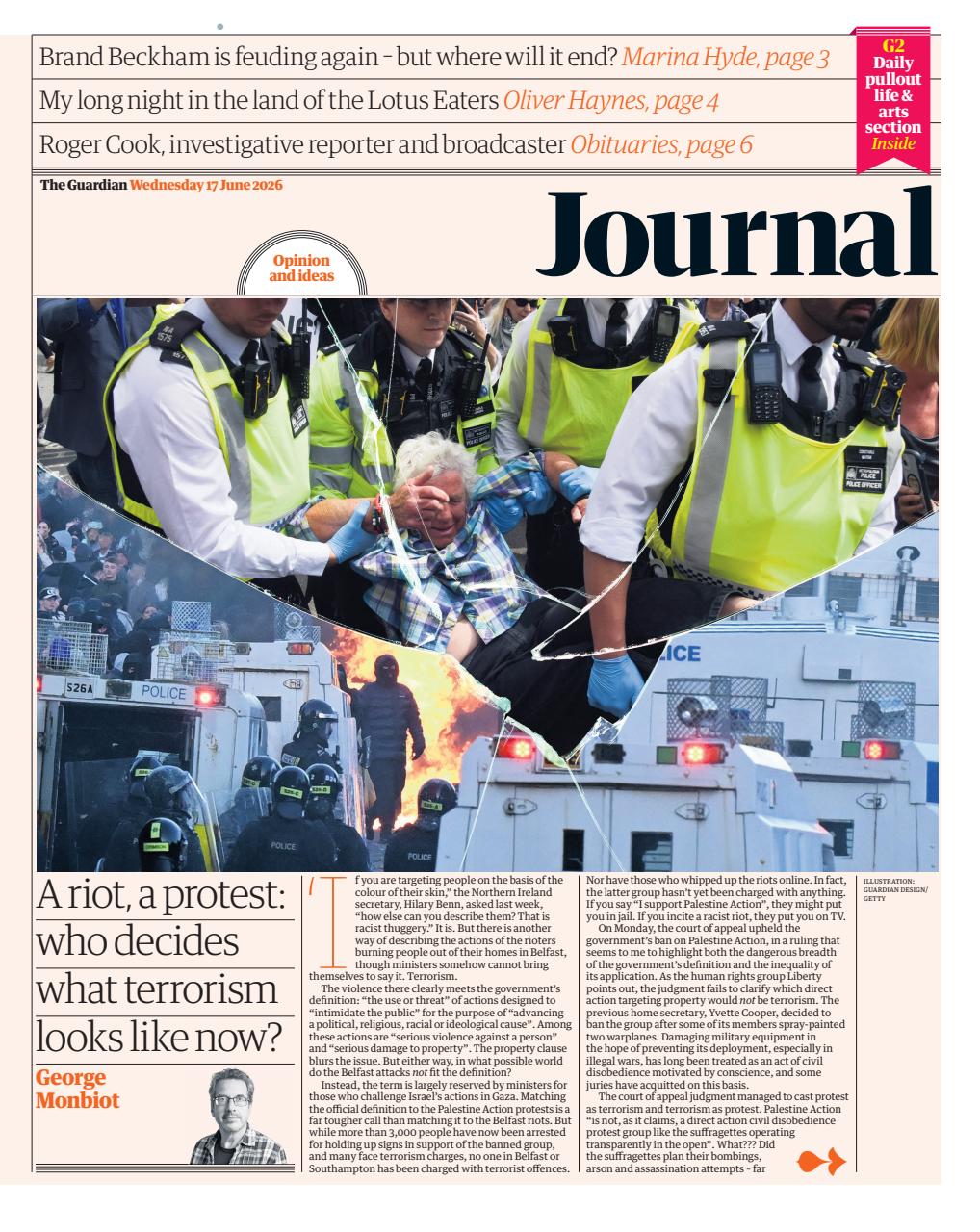 The Guardian Newspaper Preview Pages