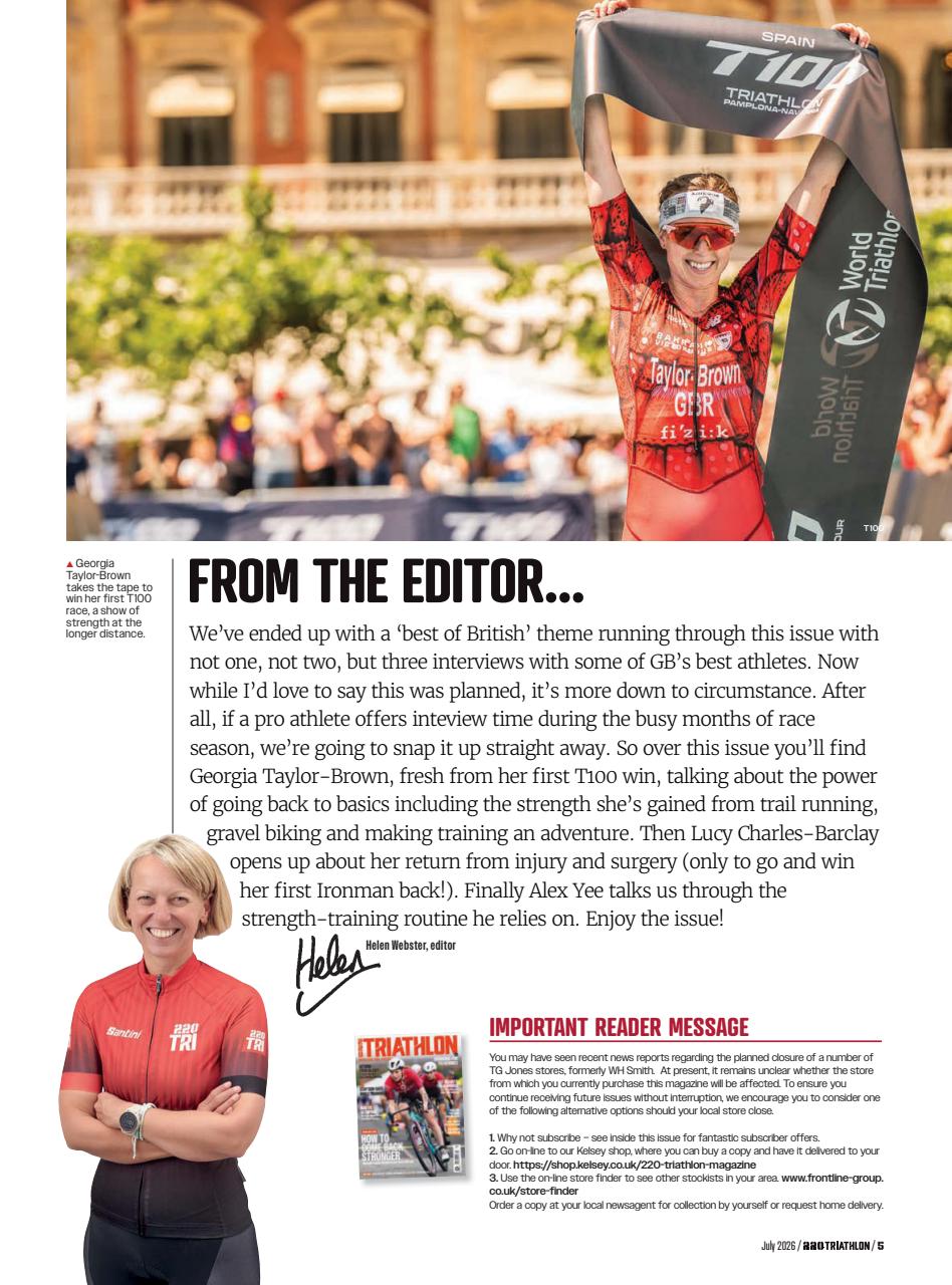 220 Triathlon Magazine Preview Pages
