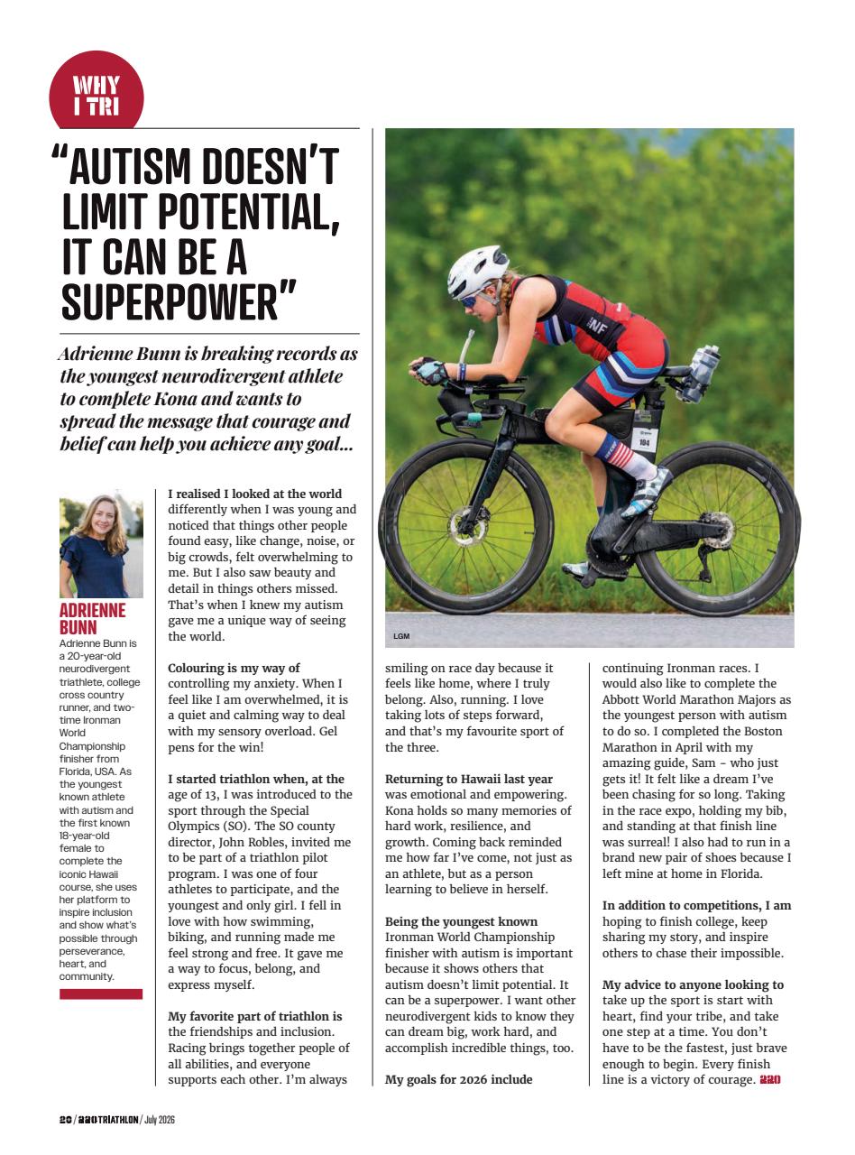 220 Triathlon Magazine Preview Pages