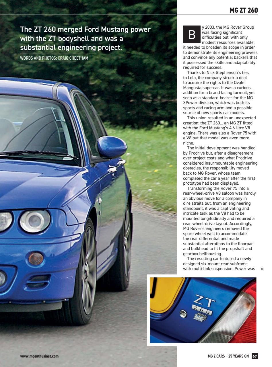 MG Enthusiast Preview Pages