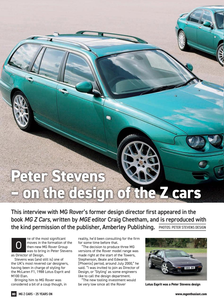 MG Enthusiast Preview Pages