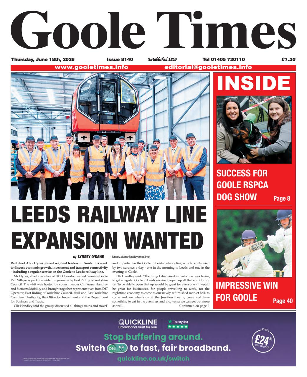 Goole Times Preview Pages