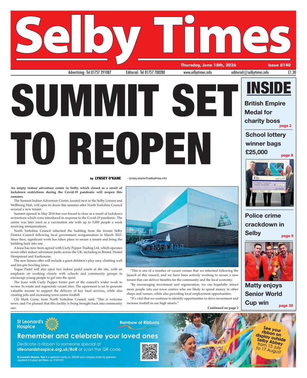 Selby Times Preview Pages