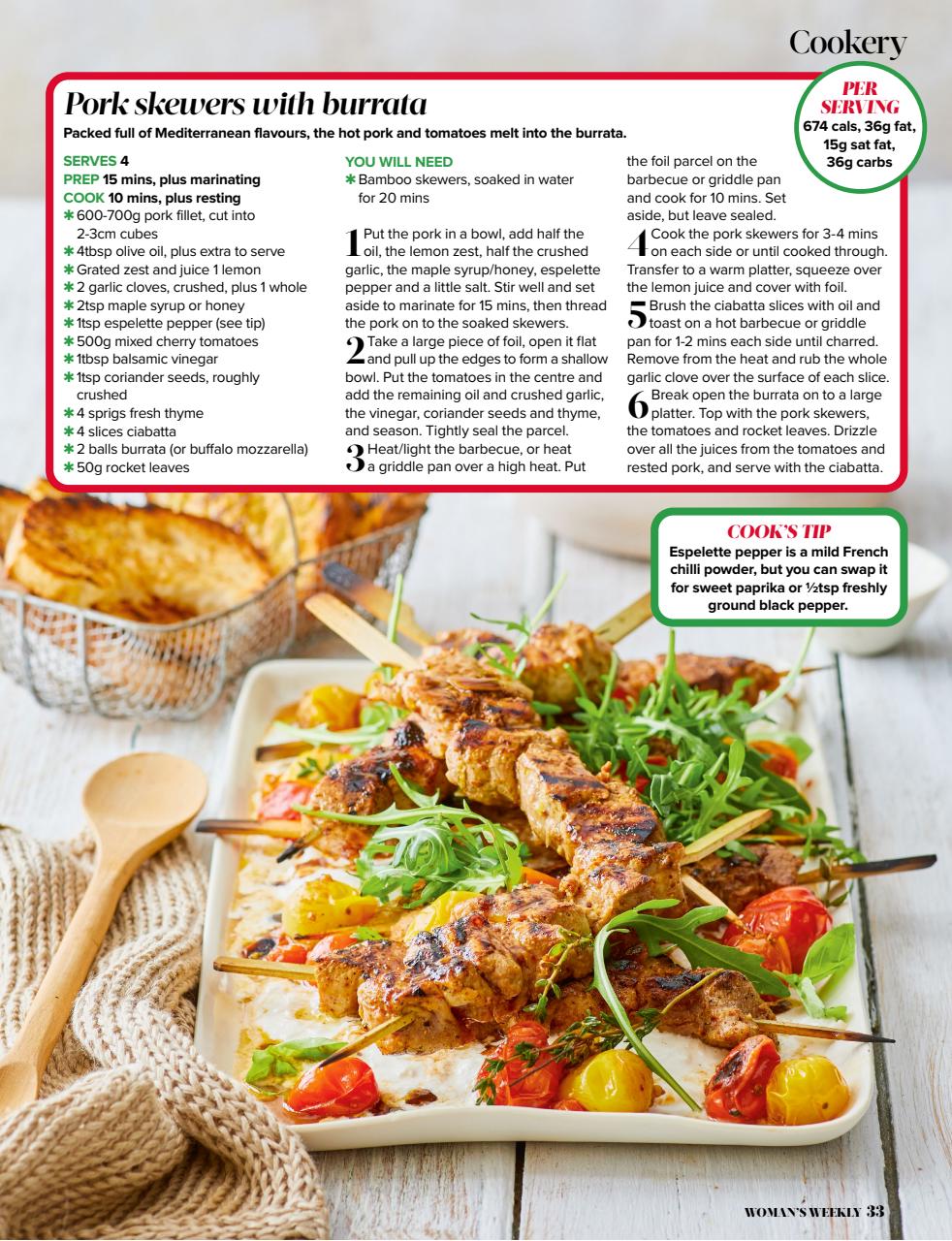 Woman's Weekly Preview Pages