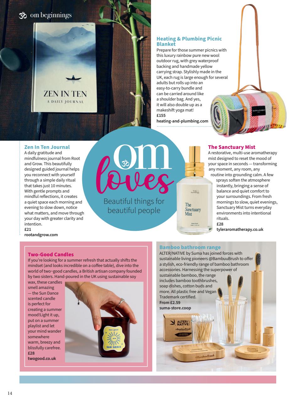 OM Yoga Magazine Preview Pages
