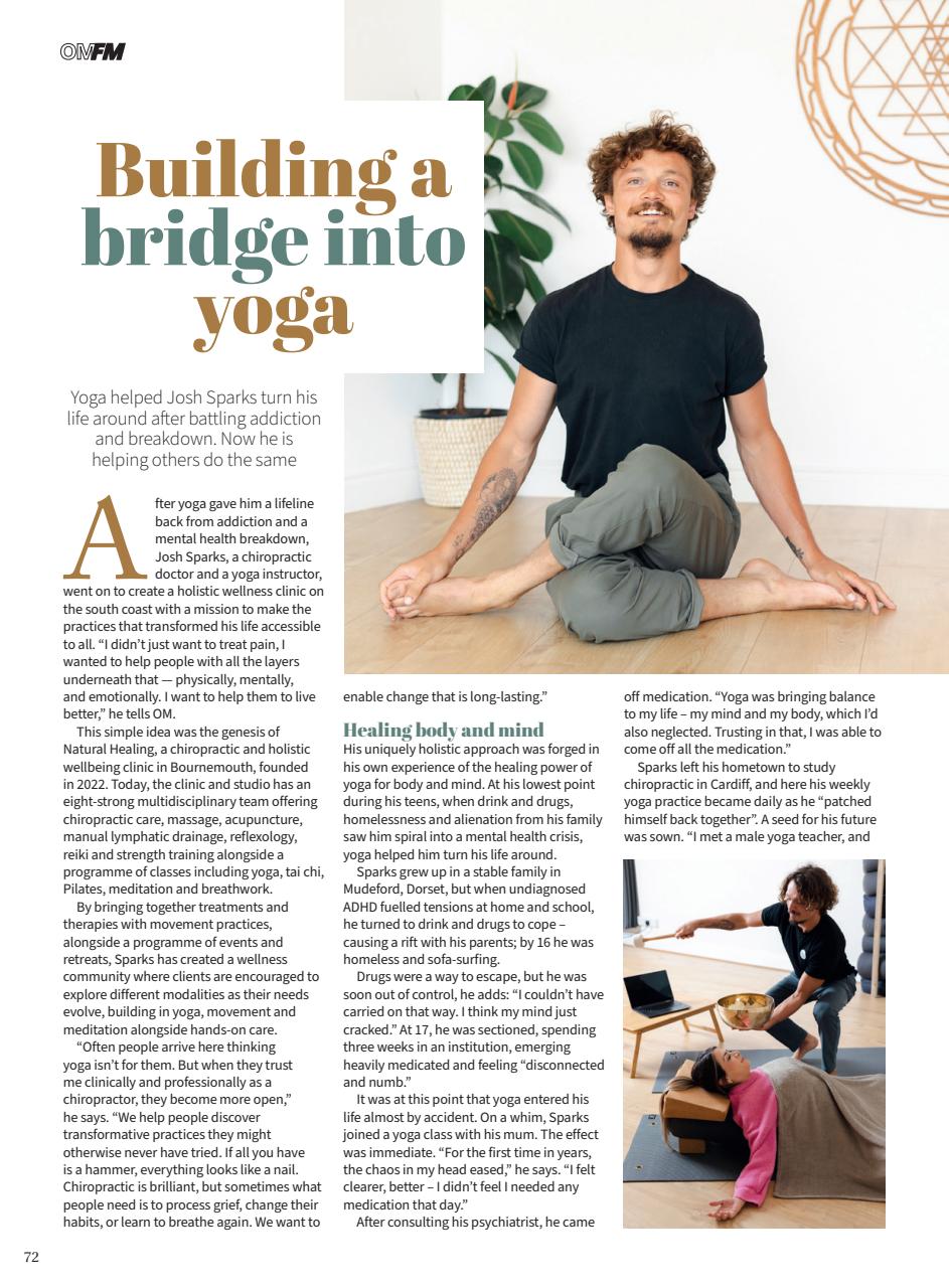 OM Yoga Magazine Preview Pages