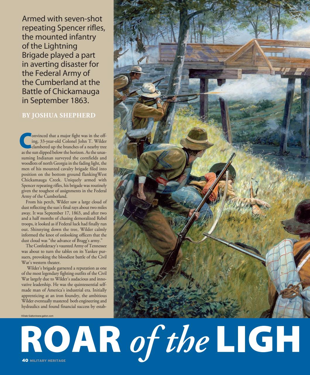 Military Heritage Preview Pages