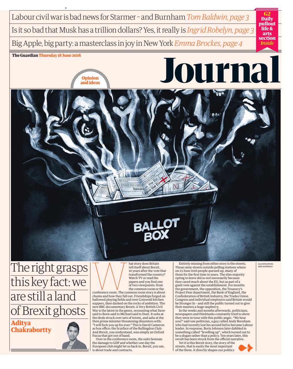 The Guardian Newspaper Preview Pages