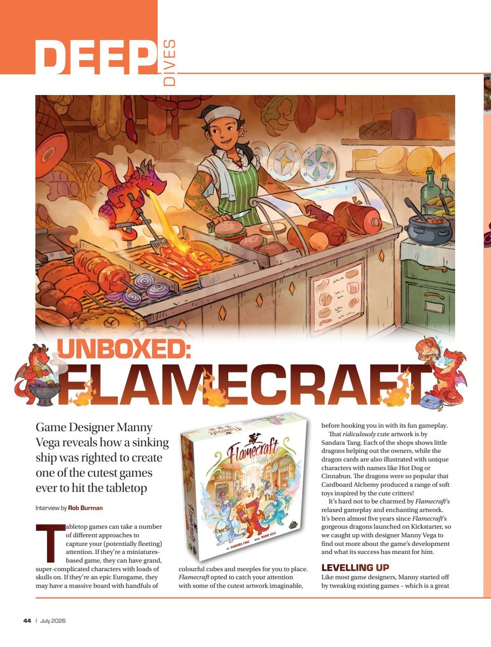Tabletop Gaming Preview Pages