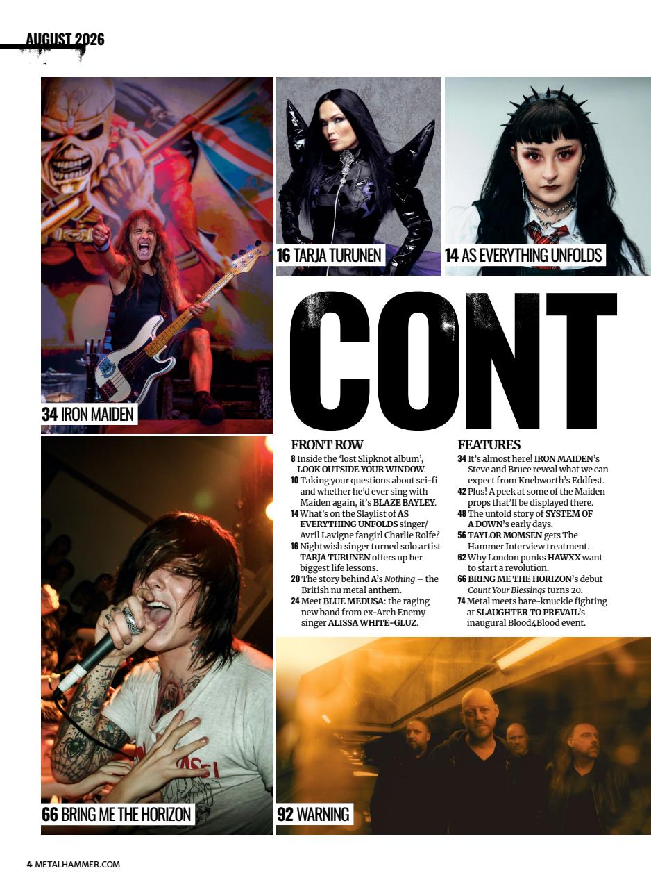 Metal Hammer Preview Pages
