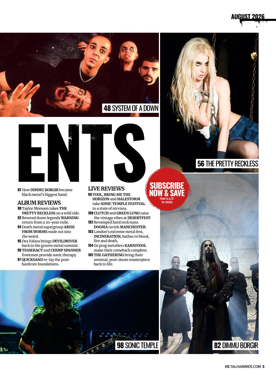 Metal Hammer Preview Pages