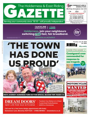 Holderness Gazette June 18, 2026 issue Holderness Gazette June 18, 2026