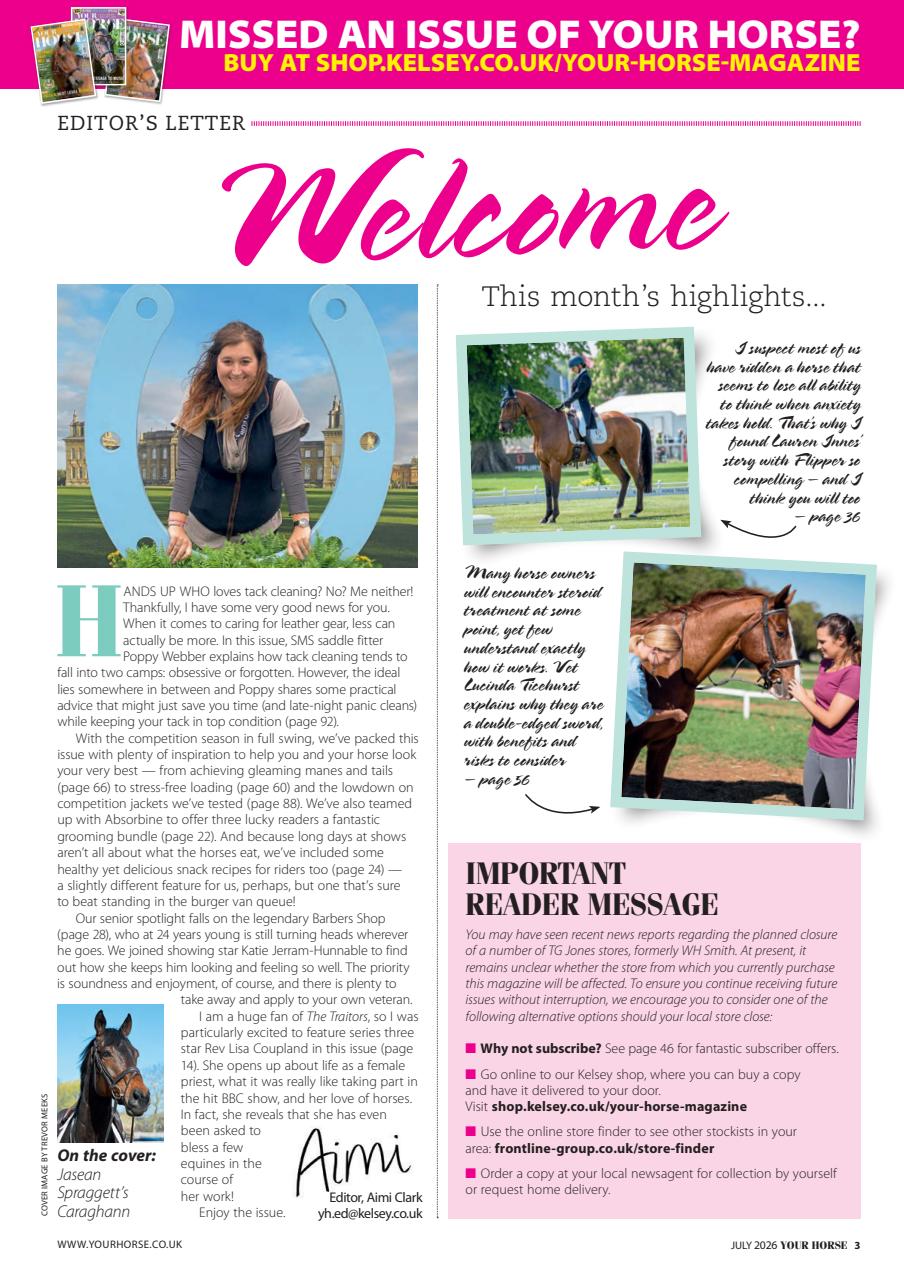 Your Horse Preview Pages