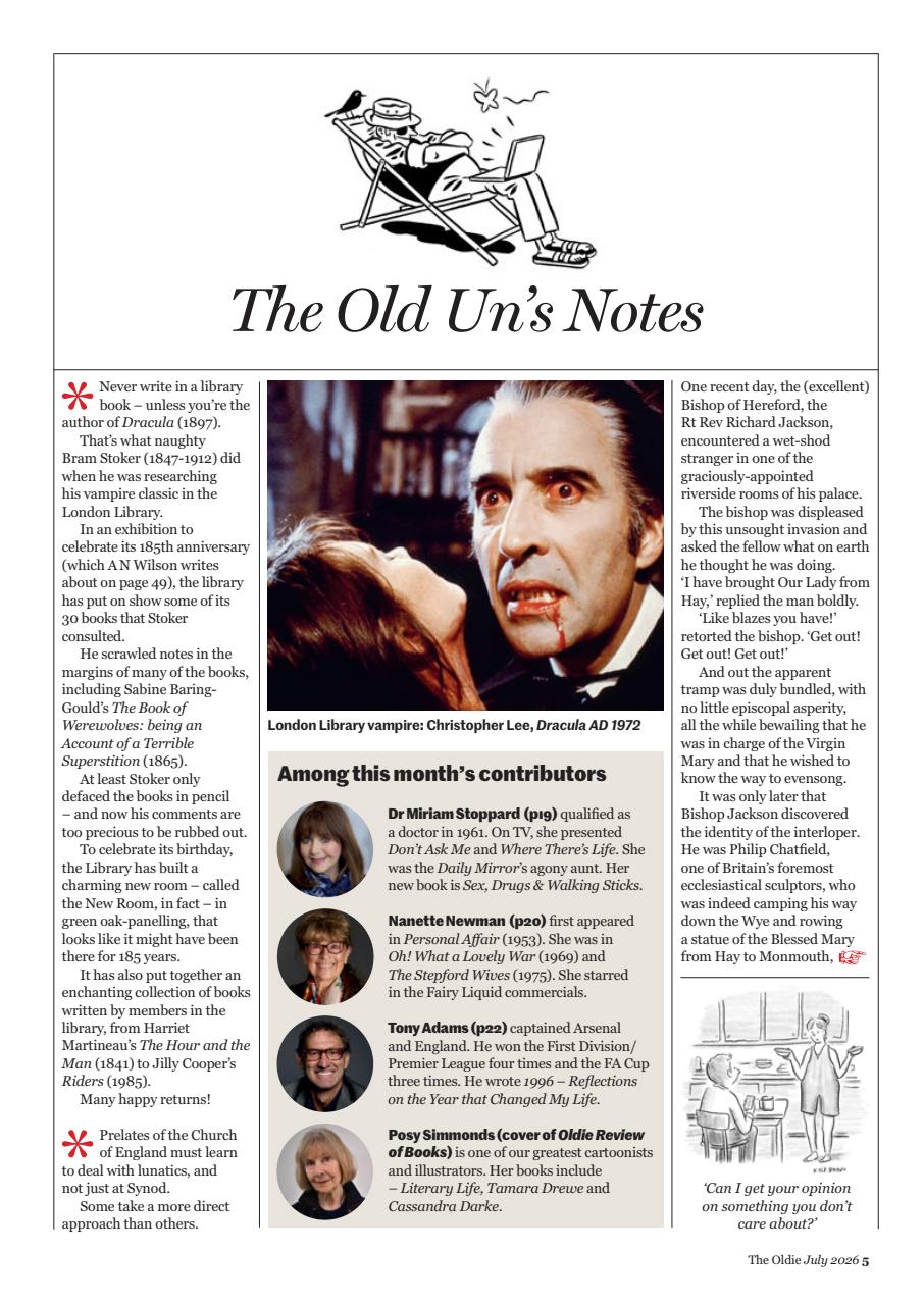 The Oldie Preview Pages