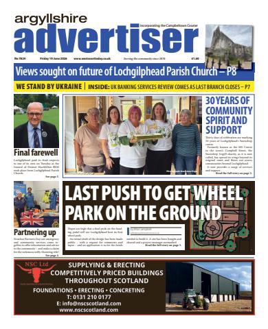 Argyllshire Advertiser issue Friday, June 19, 2026