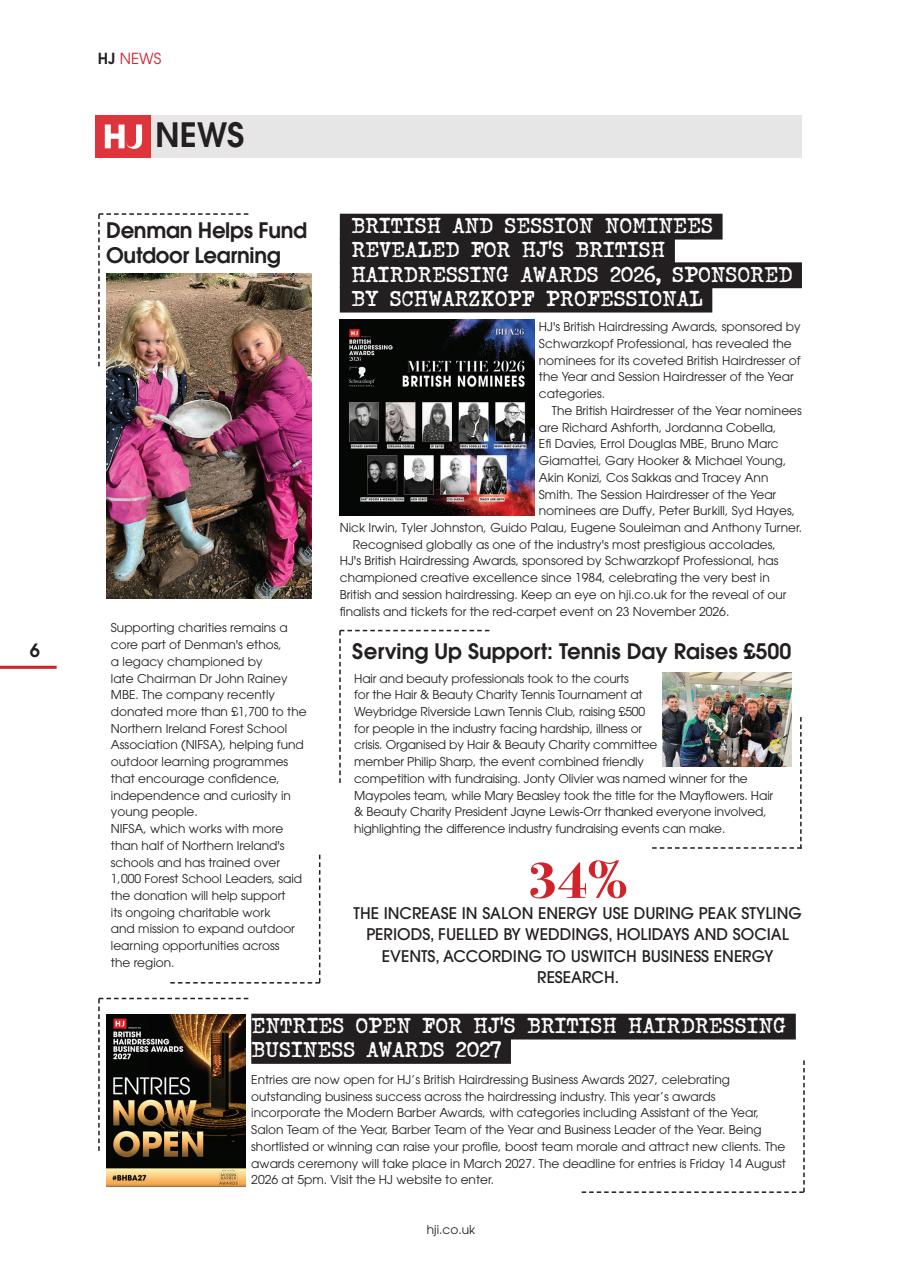Hairdressers Journal Preview Pages