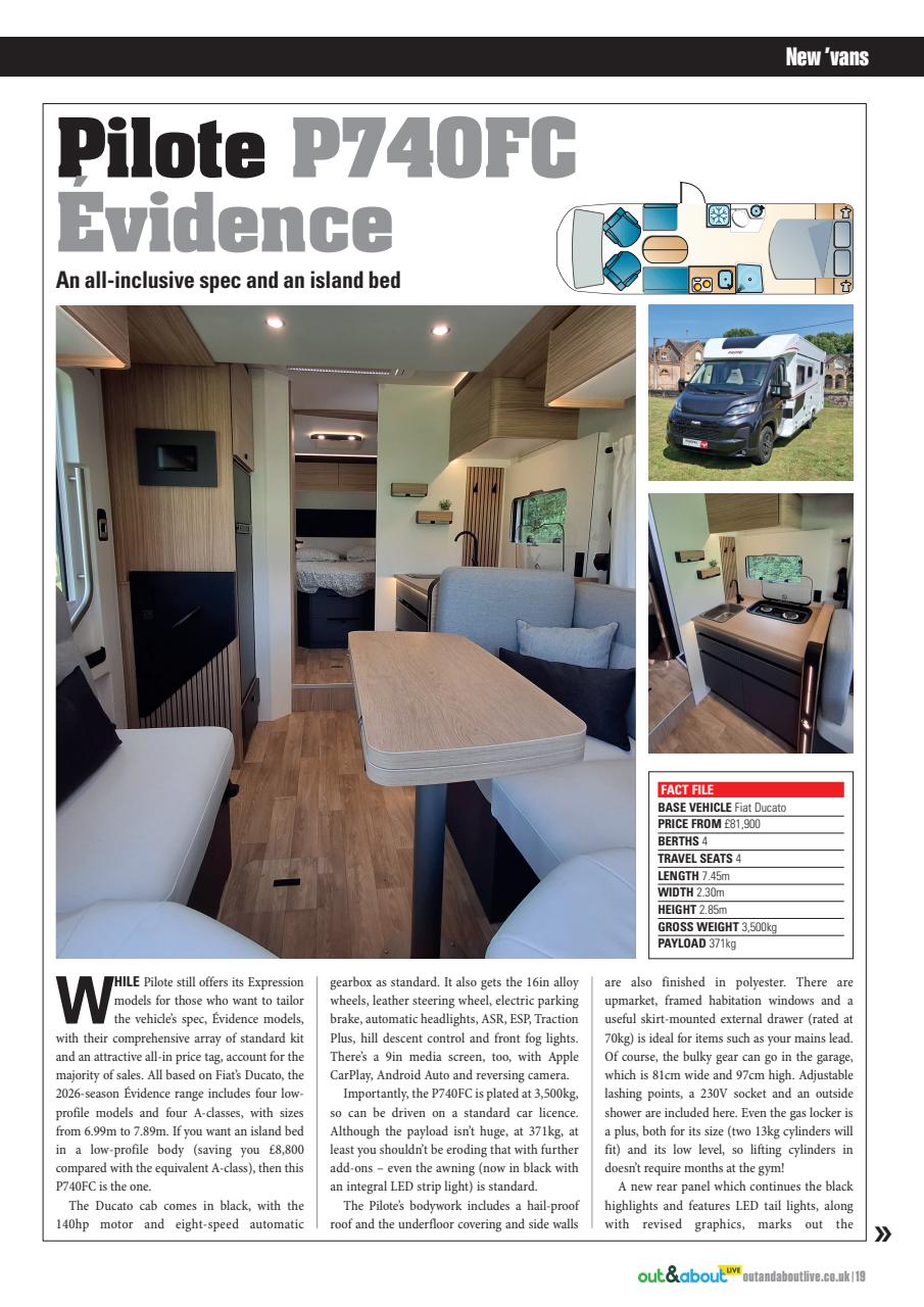 What Motorhome magazine Preview Pages