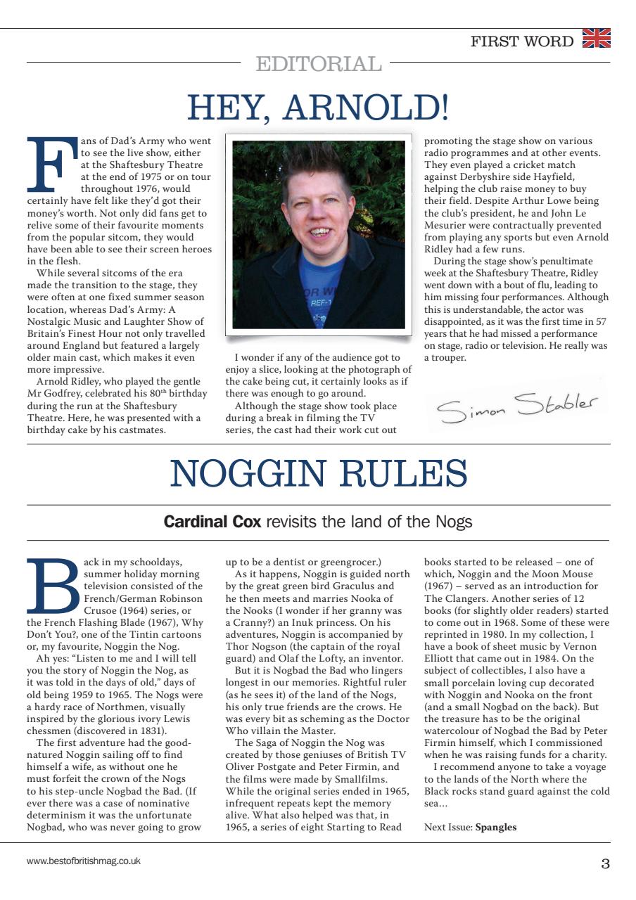 Best of British Preview Pages