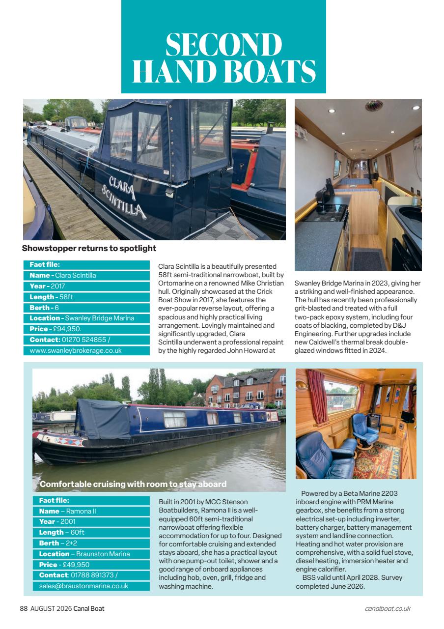 Canal Boat Preview Pages