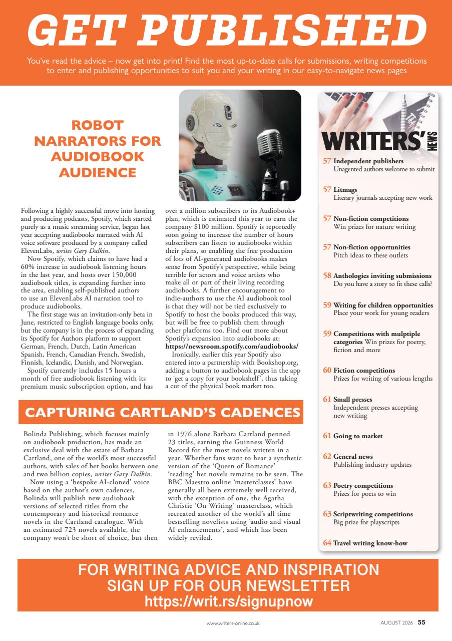Writing Magazine Preview Pages