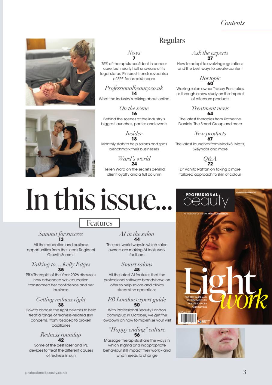 Professional Beauty Preview Pages