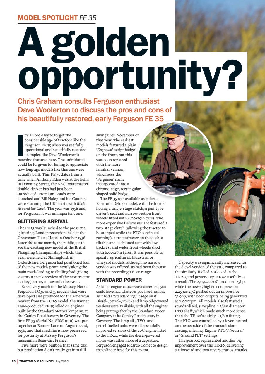 Tractor & Machinery Preview Pages