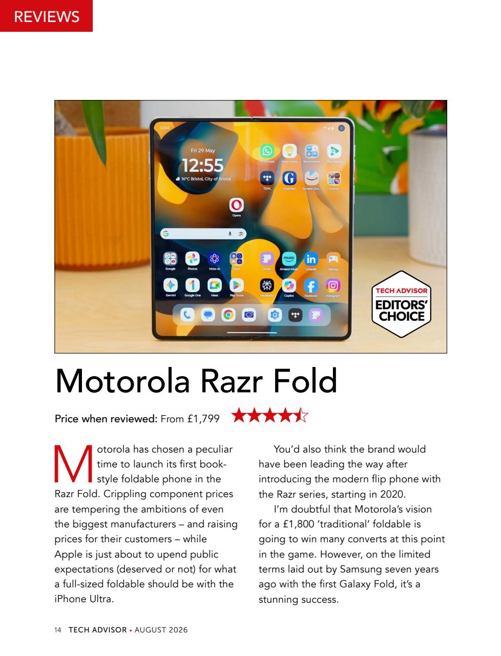 Tech Advisor Preview Pages