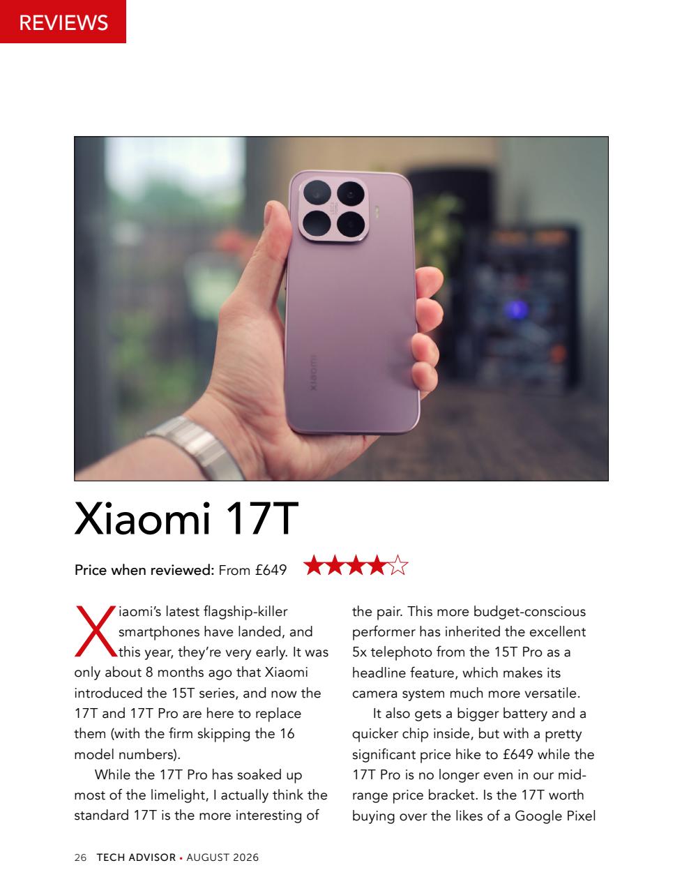 Tech Advisor Preview Pages