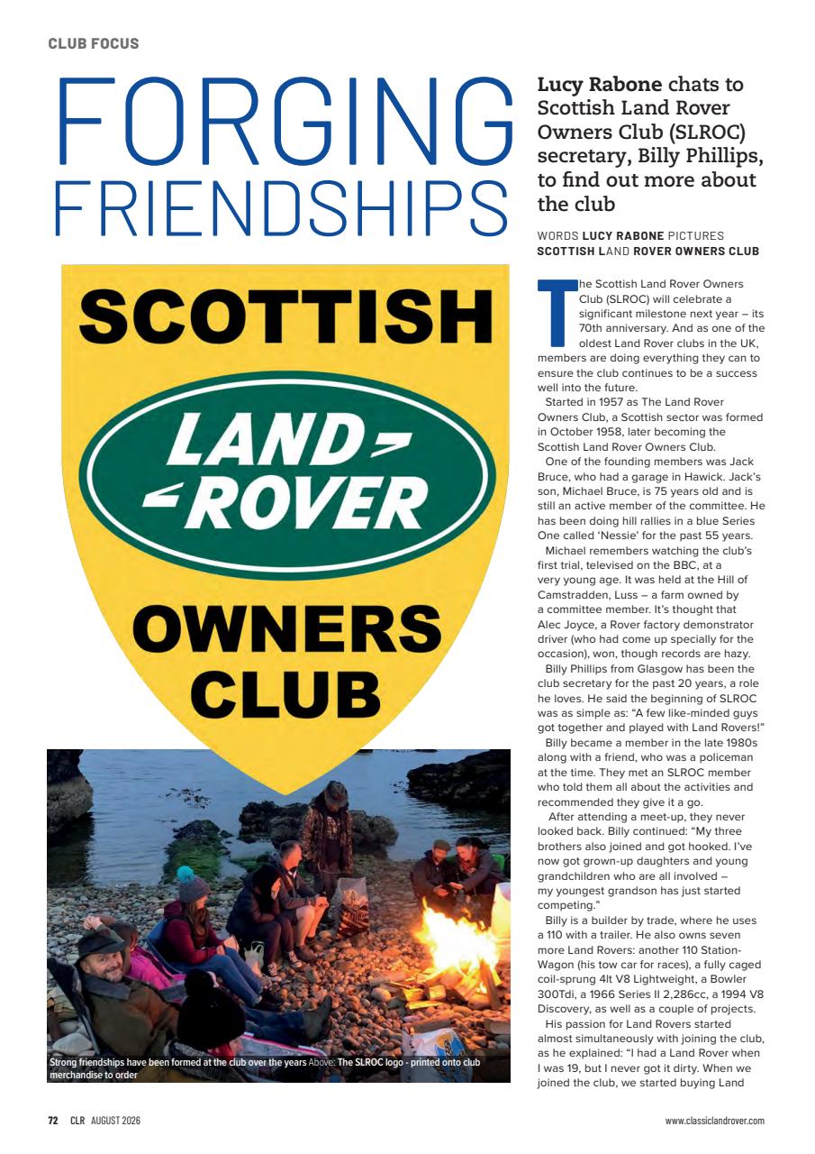 Classic Land Rover Magazine Preview Pages