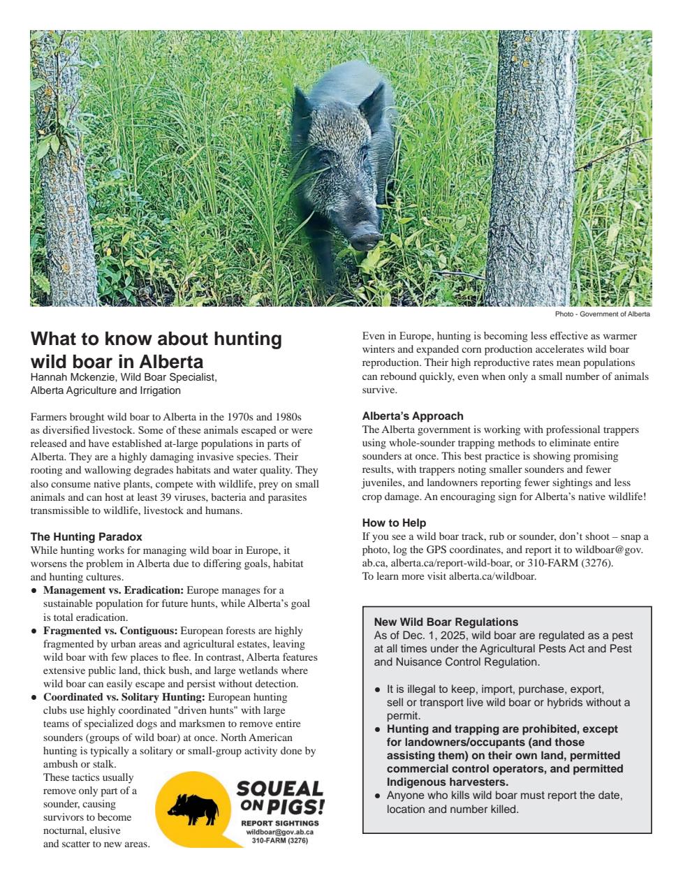Alberta Outdoors Preview Pages