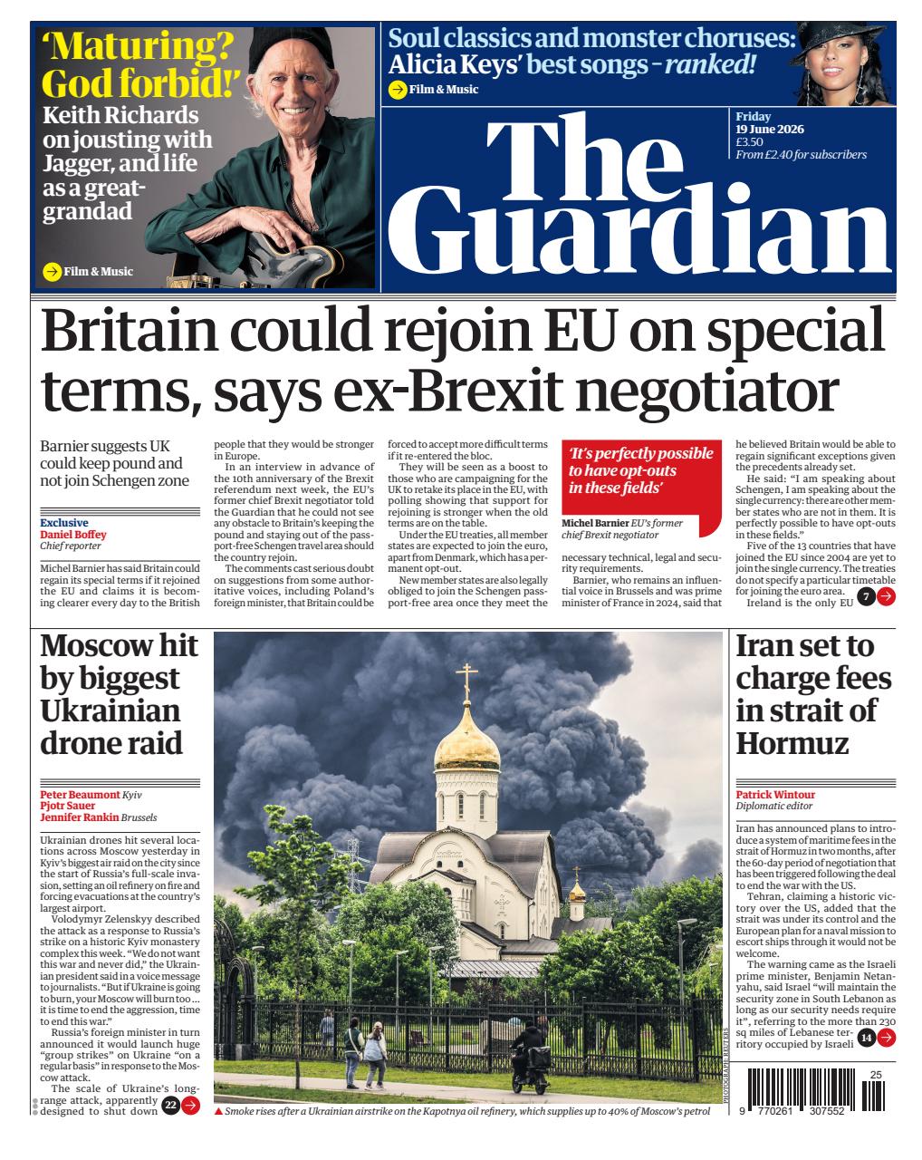 The Guardian Newspaper Preview Pages