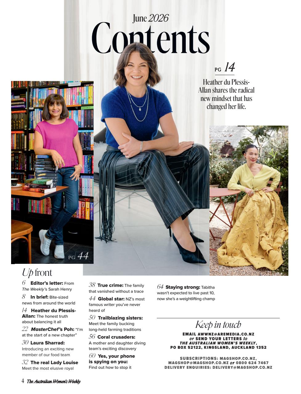 Australian Women's Weekly NZ Preview Pages