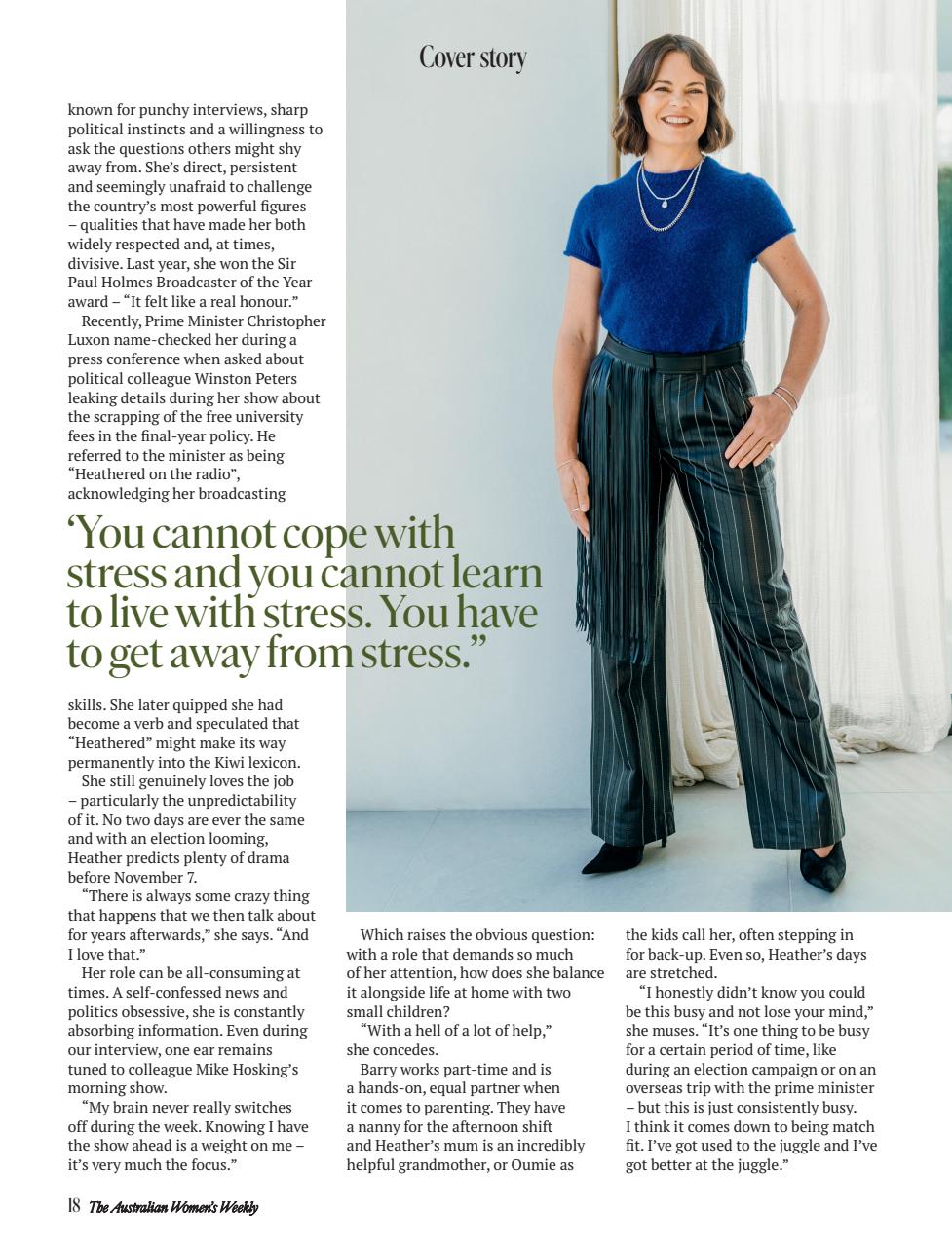 Australian Women's Weekly NZ Preview Pages