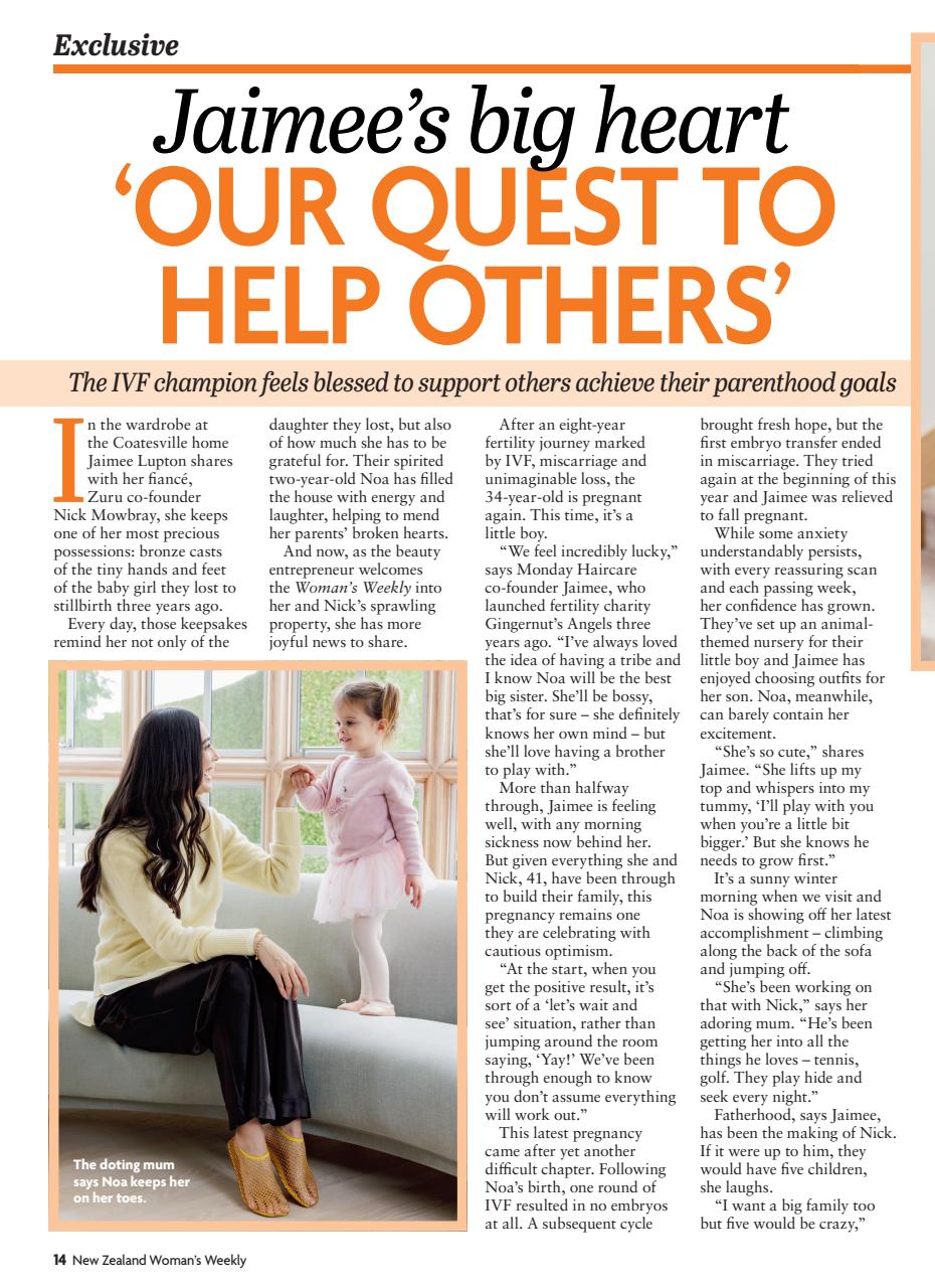 NZ Woman's Weekly Preview Pages